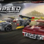 LEGO® Speed Champions 76903 - Samochód wyścigowy Chevrolet Corvette C8.R i 1968 Chevrolet Corvette